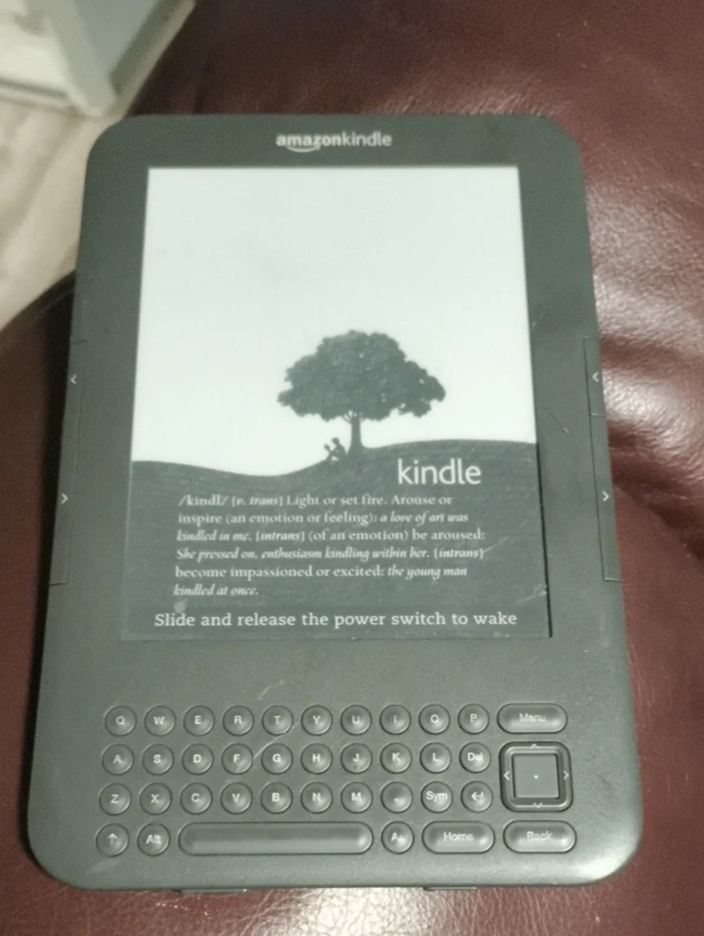 Kindle E-reader with Keyboard — Black